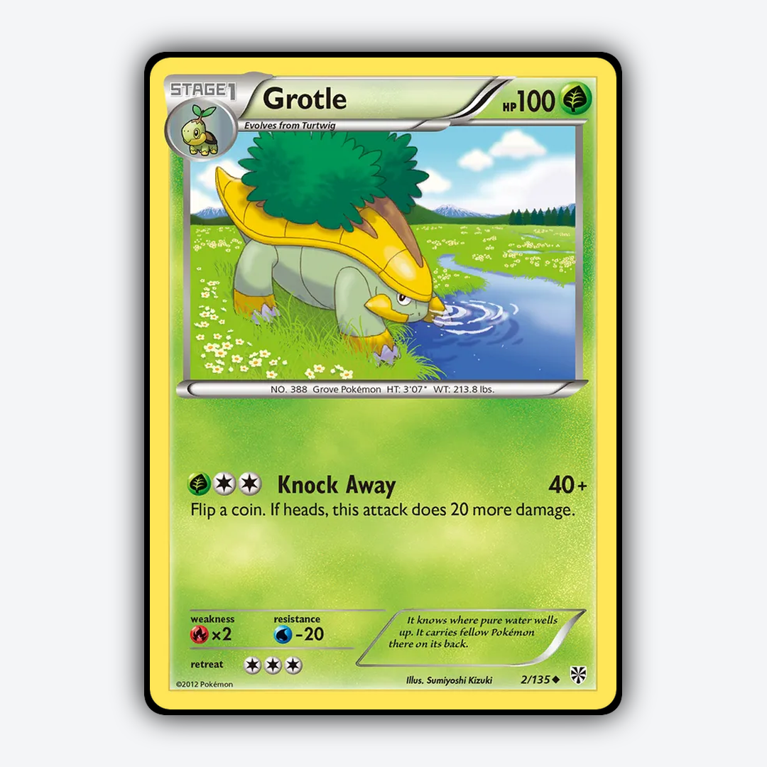 Grotle 002/135 - Plasma Storm Set - Card Rug
