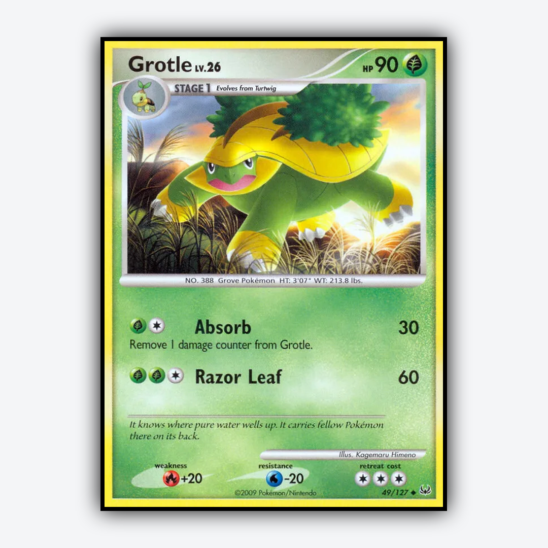 Grotle 049/127 - Platinum Set - Card Rug