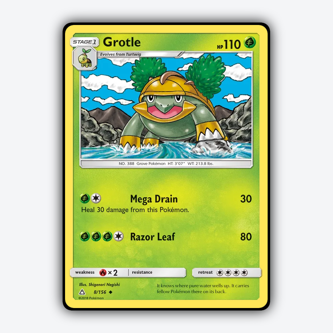 Grotle 008/156 - Ultra Prism Set - Card Rug