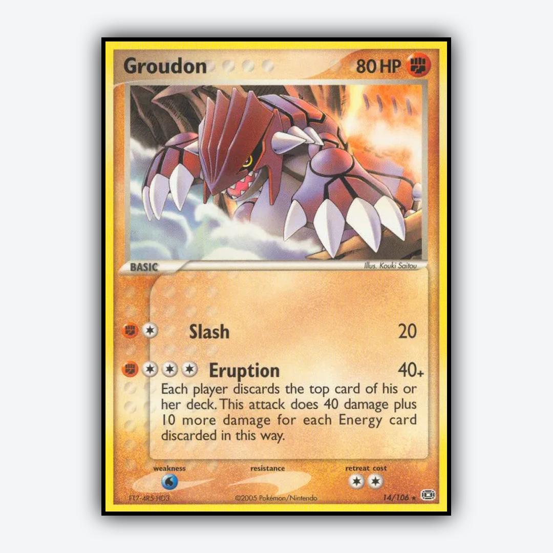 Groudon 014/106 - Emerald Set - Card Rug