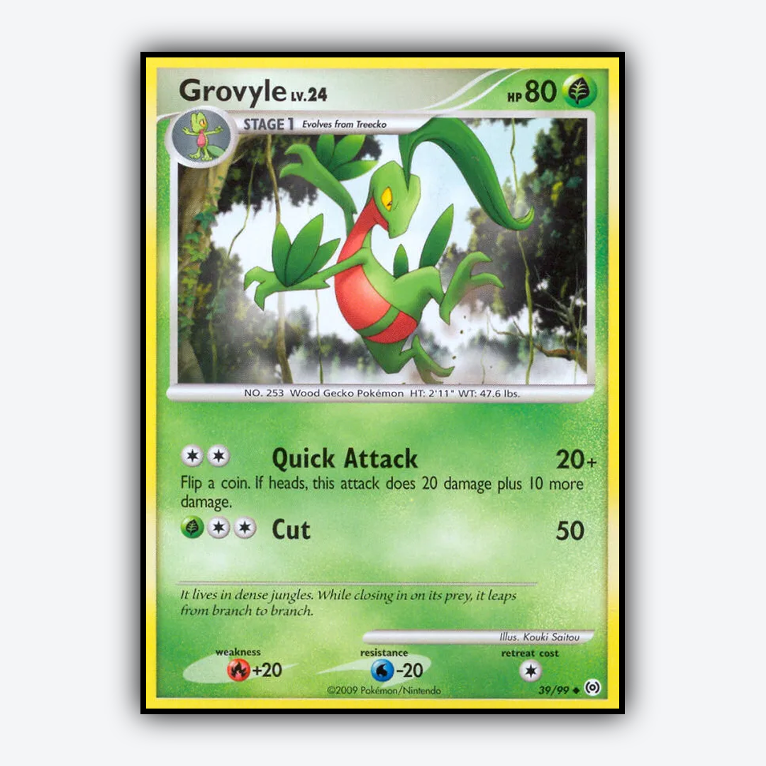 Grovyle 039/99 - Arceus Set - Card Rug