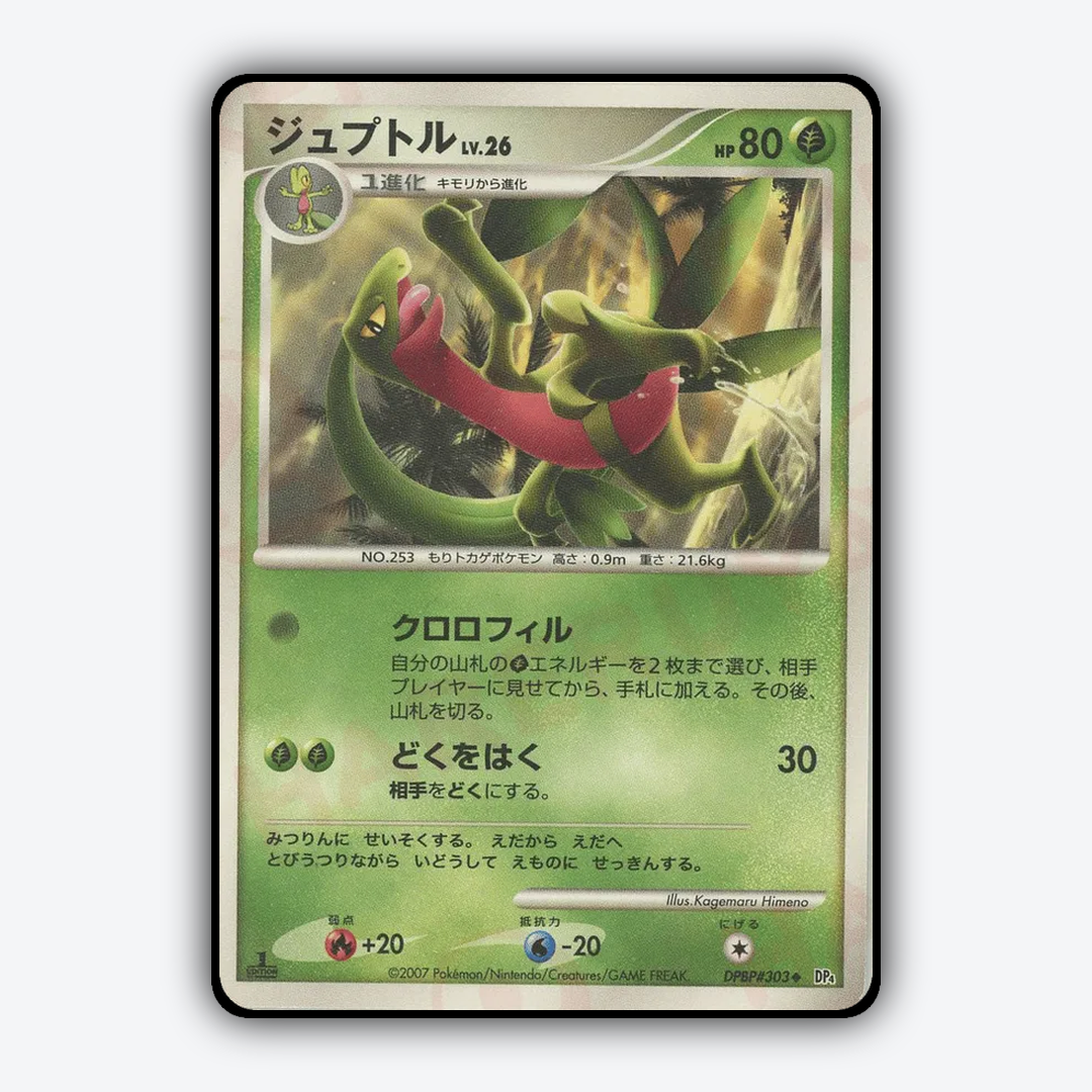 Grovyle 035 - Dawn Dash Set - Card Rug (JP)
