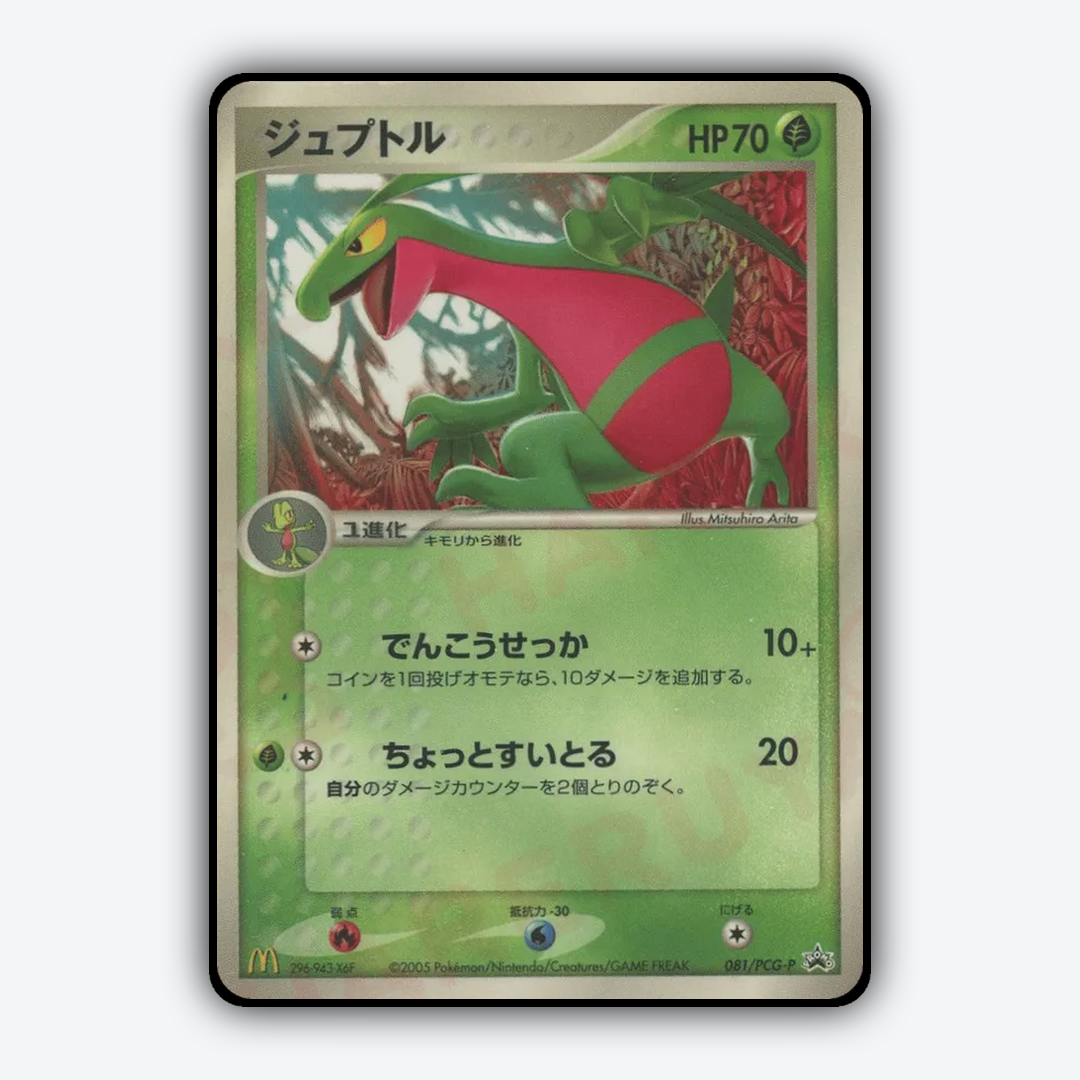 Grovyle 081/PCG-P - PCG Promos Set - Card Rug (JP)
