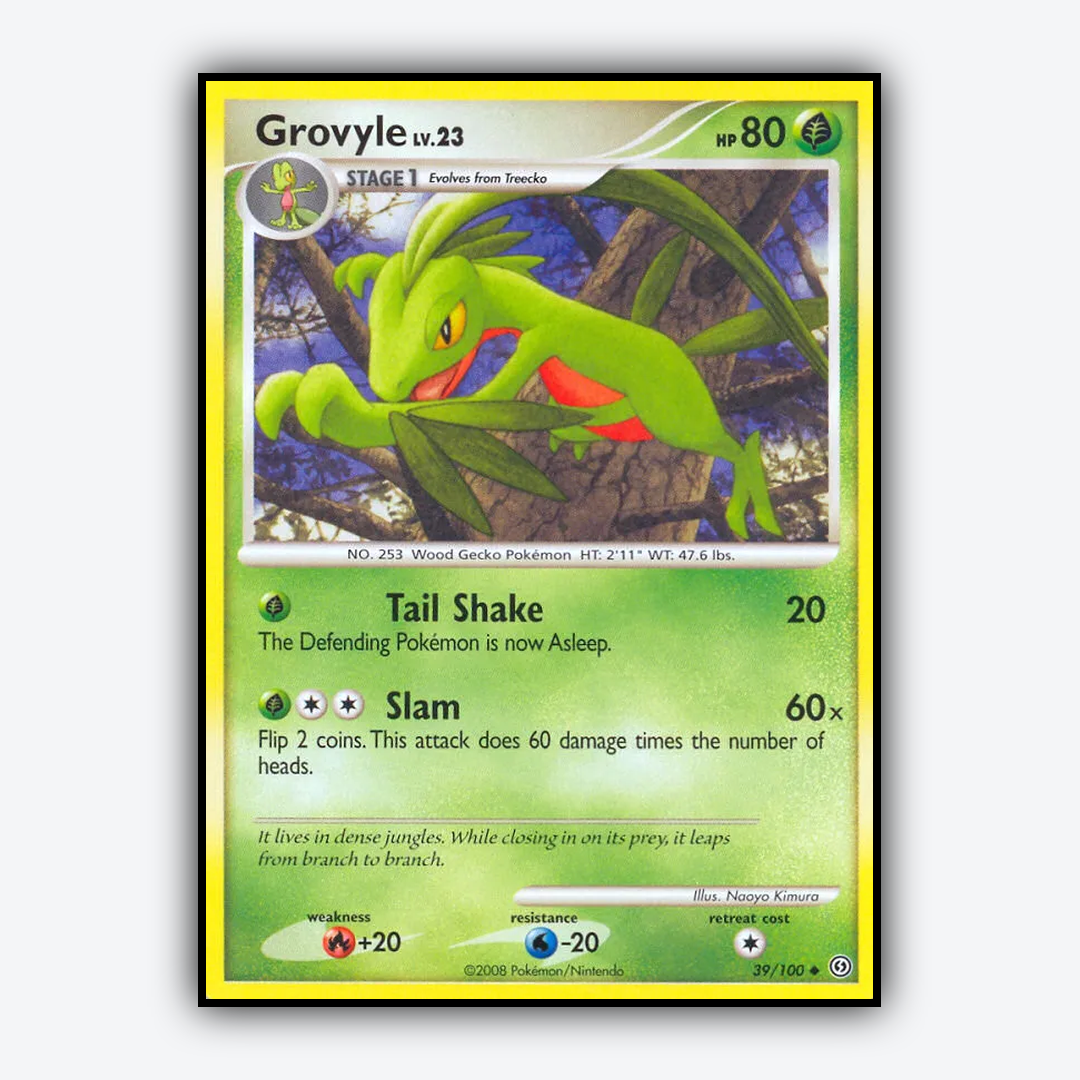 Grovyle 039/100 - Stormfront Set - Card Rug