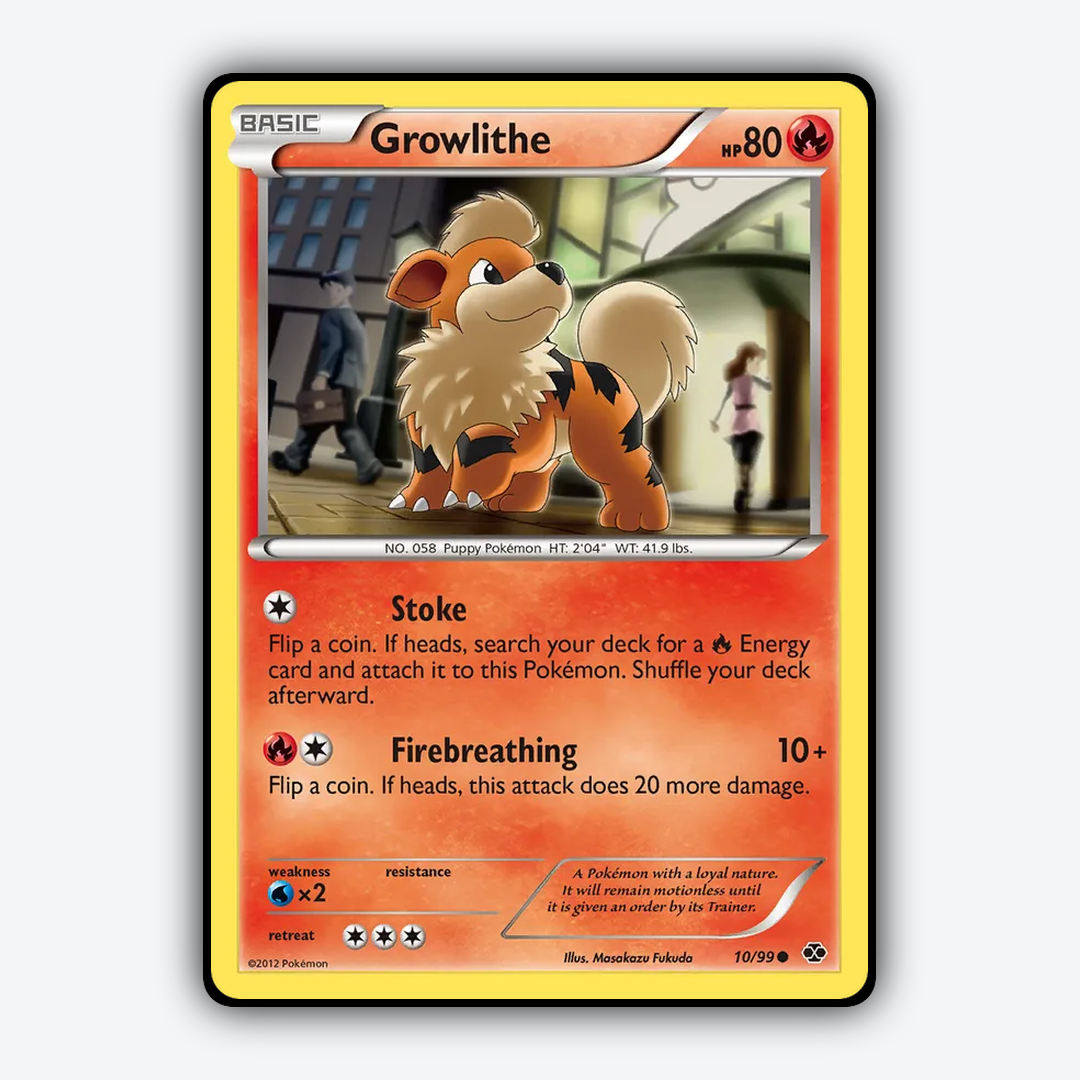 Growlithe 010/99 - Next Destinies Set - Card Rug