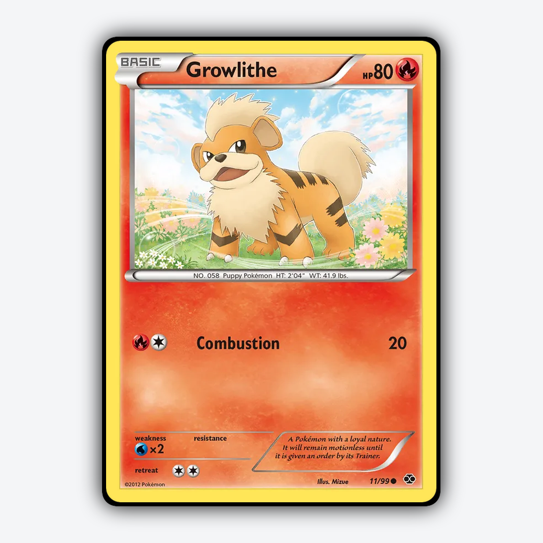 Growlithe 011/99 - Next Destinies Set - Card Rug