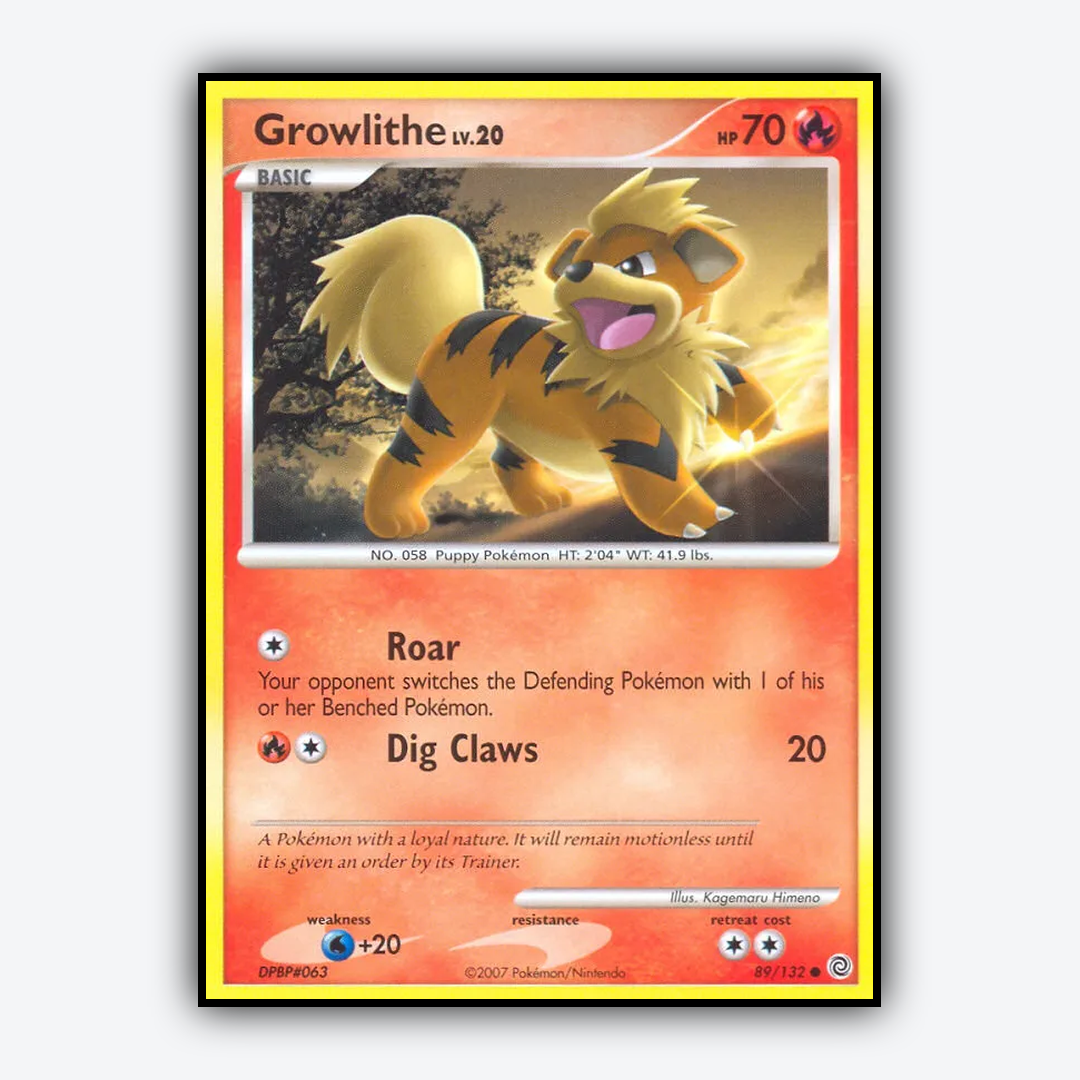 Growlithe 089/132 - Secret Wonders Set - Card Rug