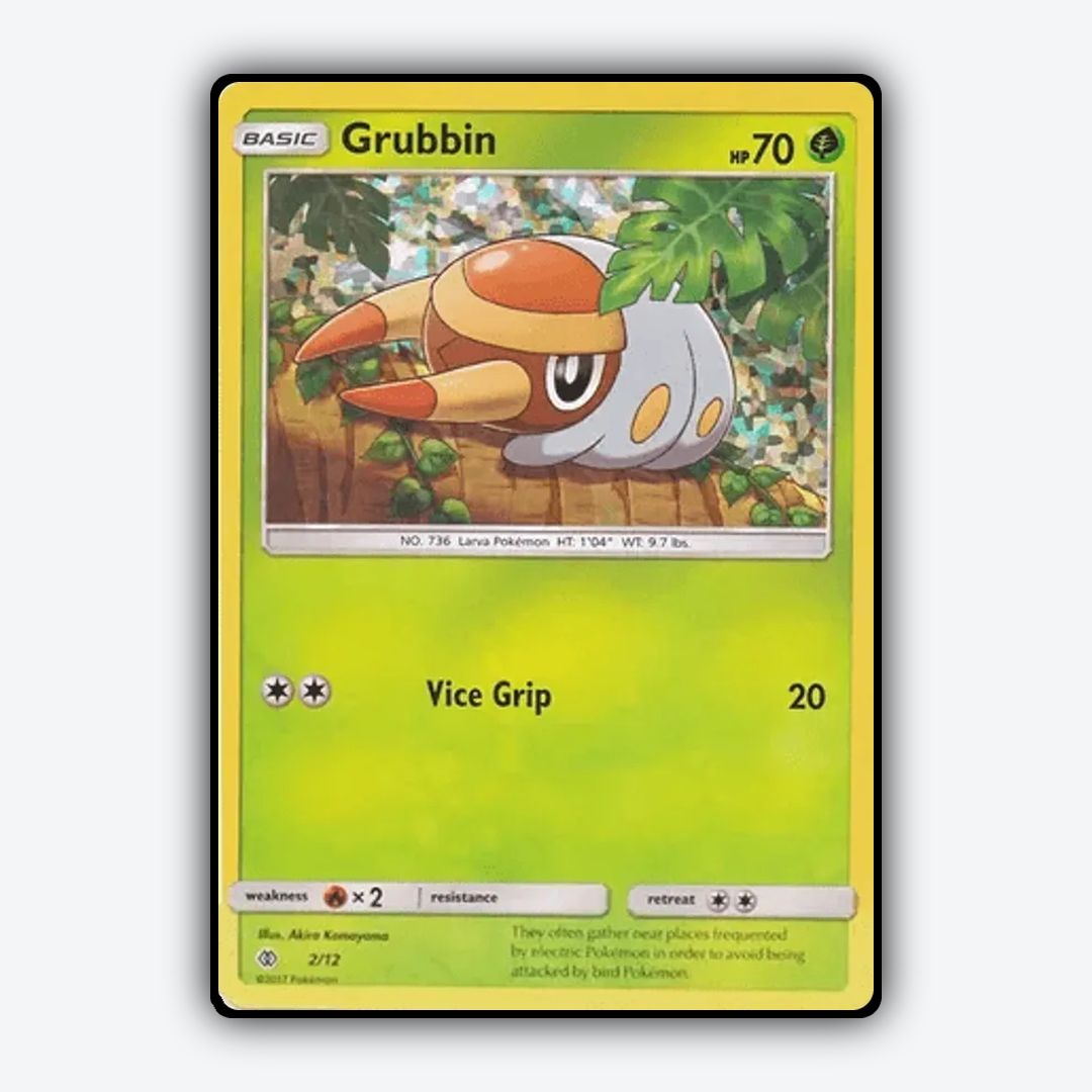 Grubbin 002/12 - McDonald's Collection 2017 Set - Card Rug