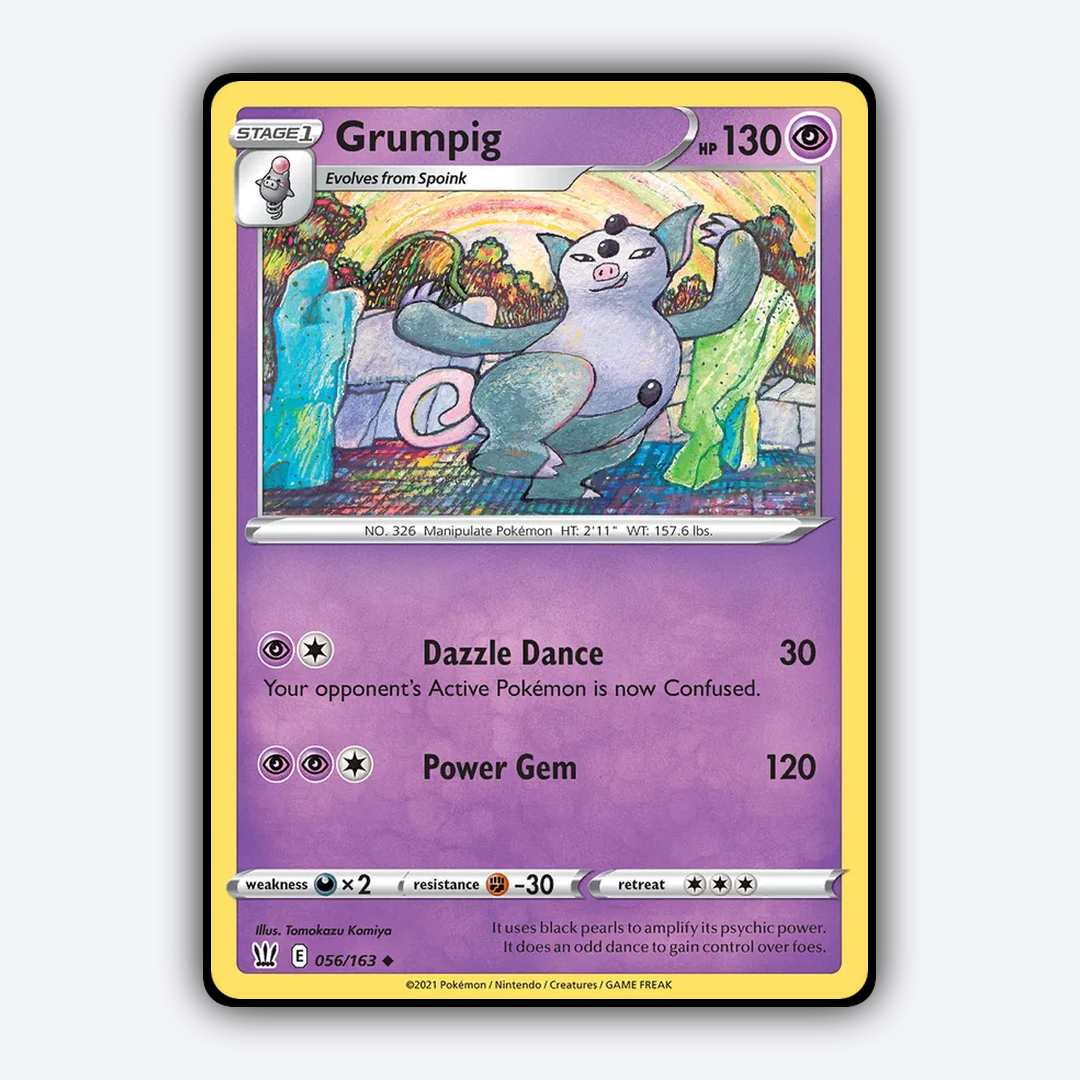 Grumpig 056/163 - Battle Styles Set - Card Rug