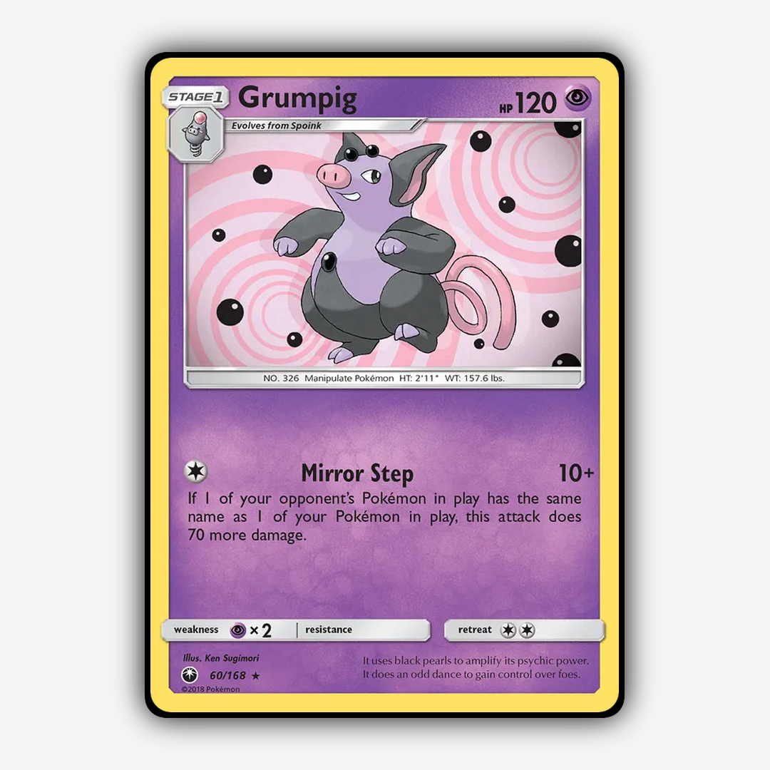 Grumpig 060/168 - Celestial Storm Set - Card Rug