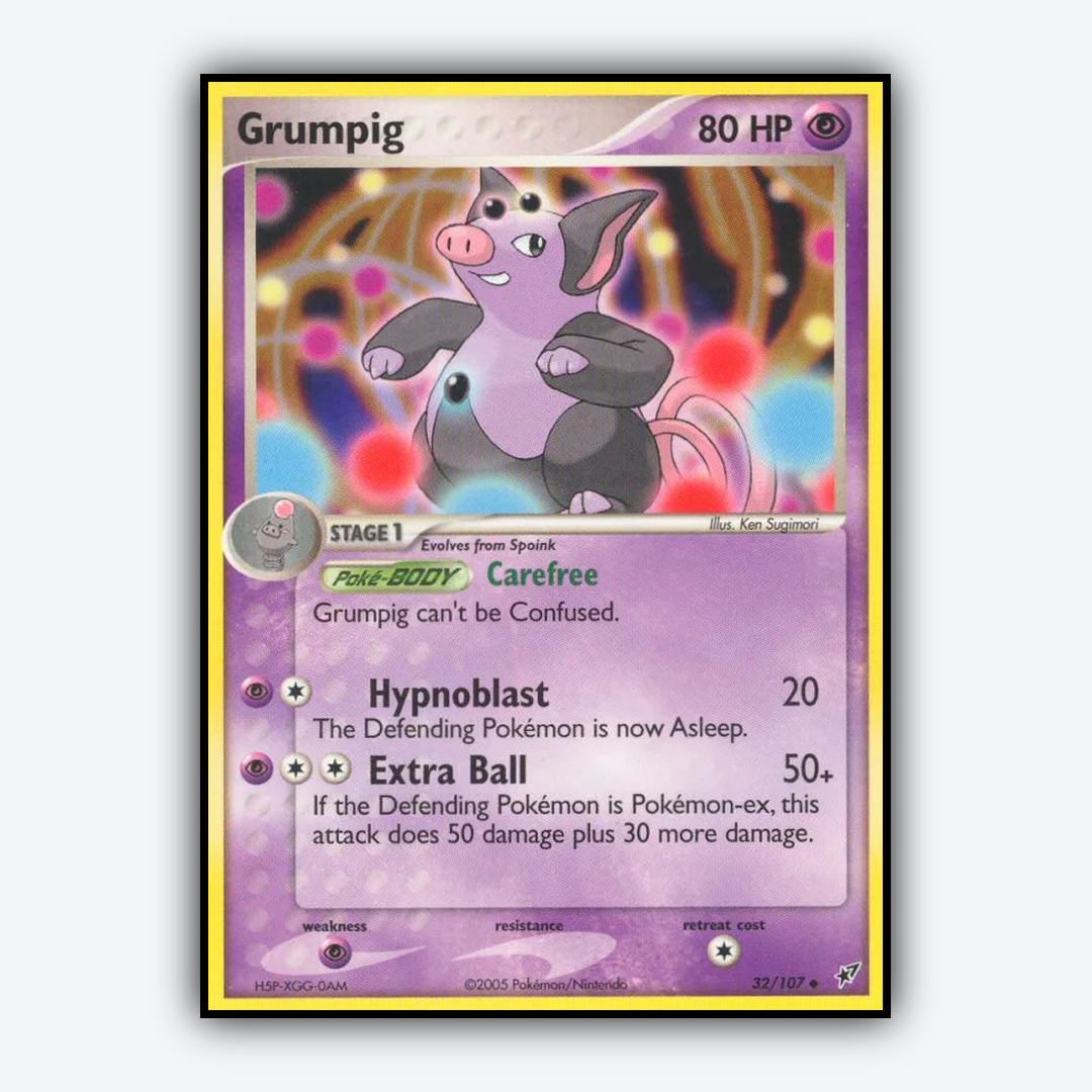 Grumpig 032/107 - Deoxys Set - Card Rug