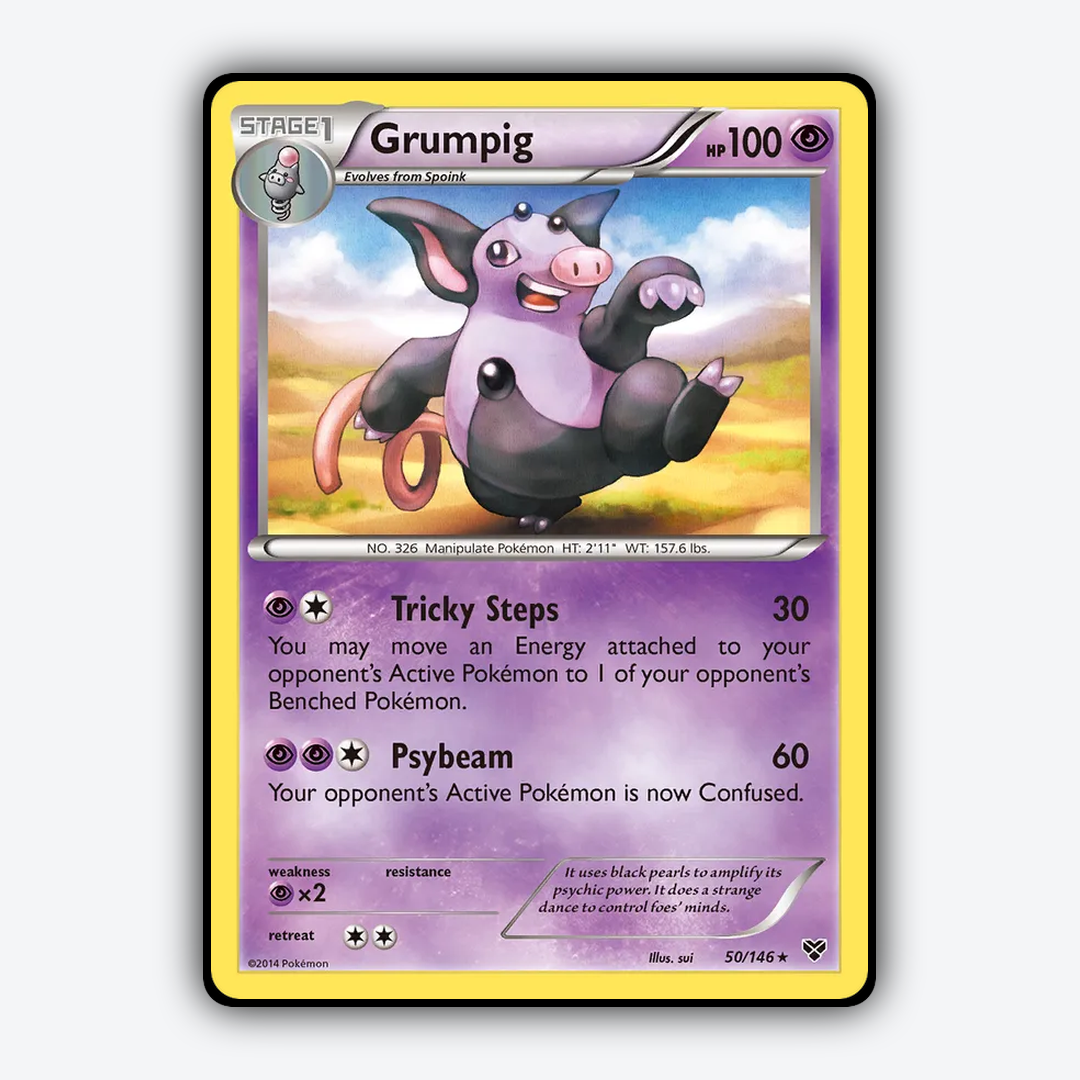 Grumpig 050/146 - XY Set - Card Rug
