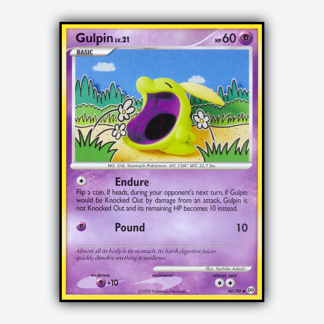 Gulpin 040/99 - Arceus Set - Card Rug