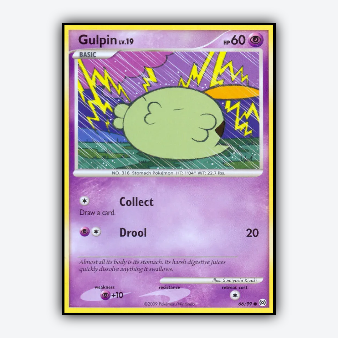 Gulpin 066/99 - Arceus Set - Card Rug