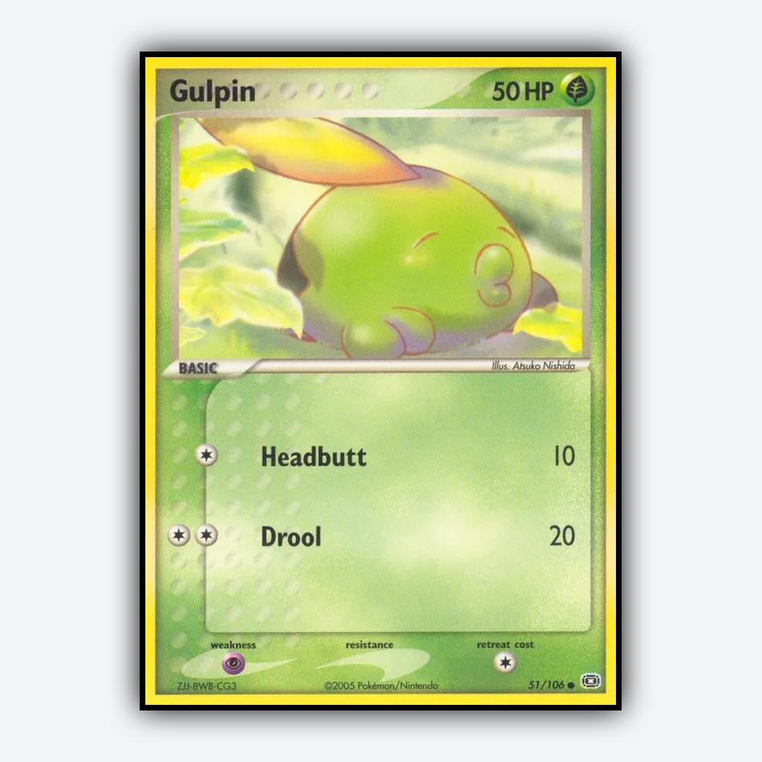 Gulpin 051/106 - Emerald Set - Card Rug