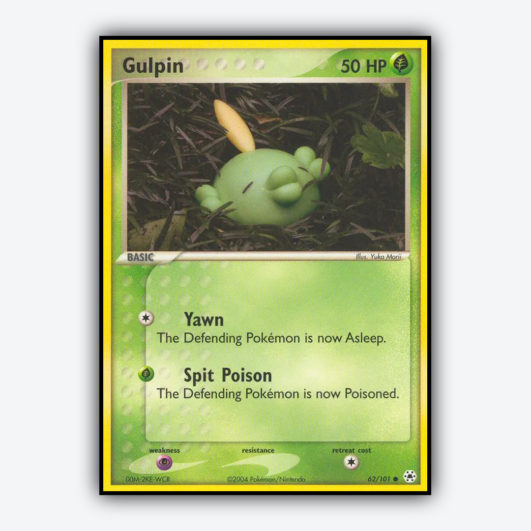 Gulpin 062/101 - Hidden Legends Set - Card Rug