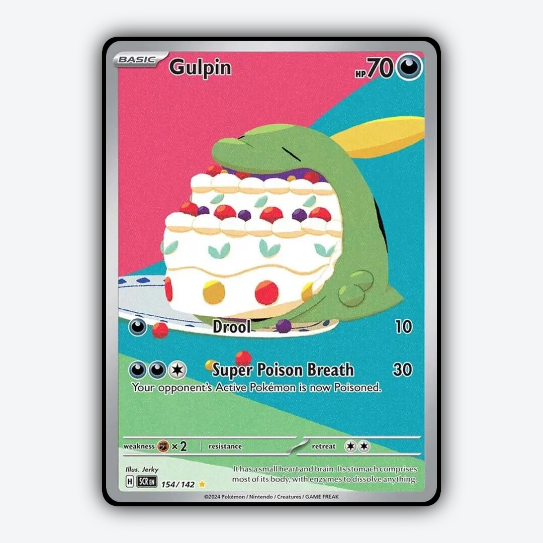 Gulpin 154/142 - Stellar Crown Set - Card Rug