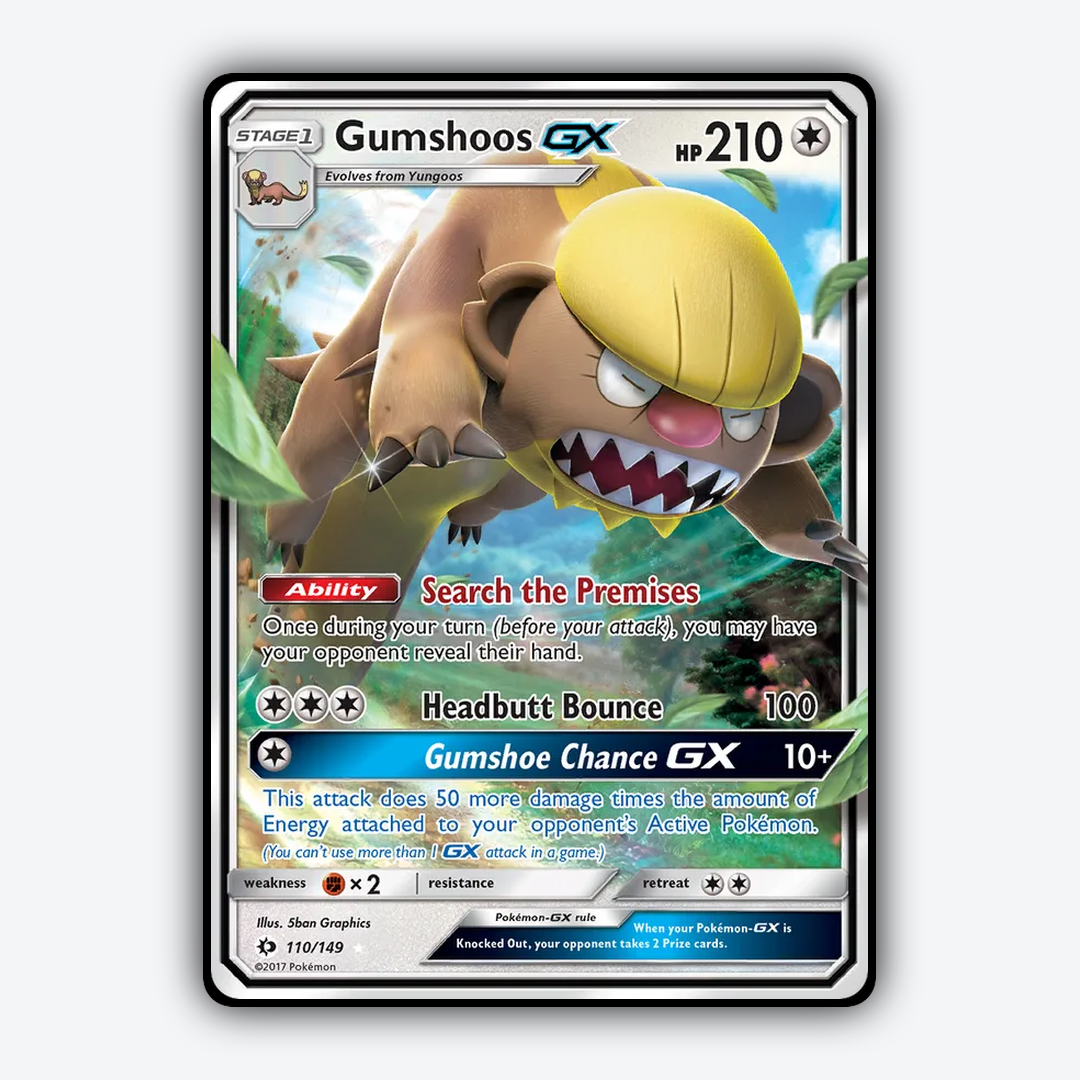 Gumshoos-GX 110/149 - Sun & Moon Set - Card Rug
