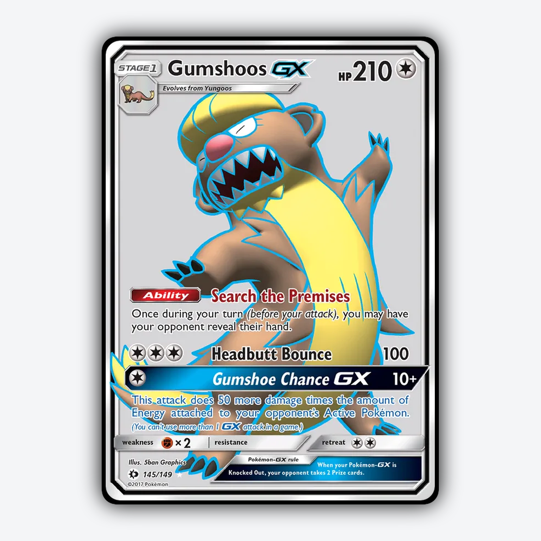 Gumshoos-GX 145/149 - Sun & Moon Set - Card Rug