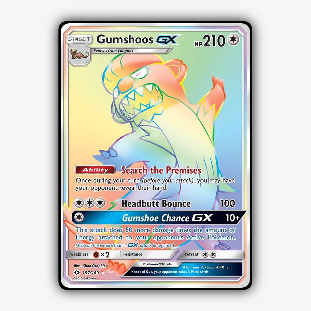 Gumshoos-GX 157/149 - Sun & Moon Set - Card Rug