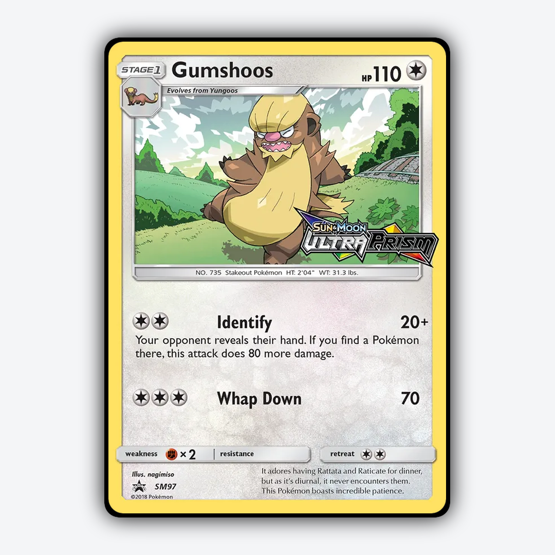 Gumshoos #97 - SM Black Star Promos Set - Card Rug