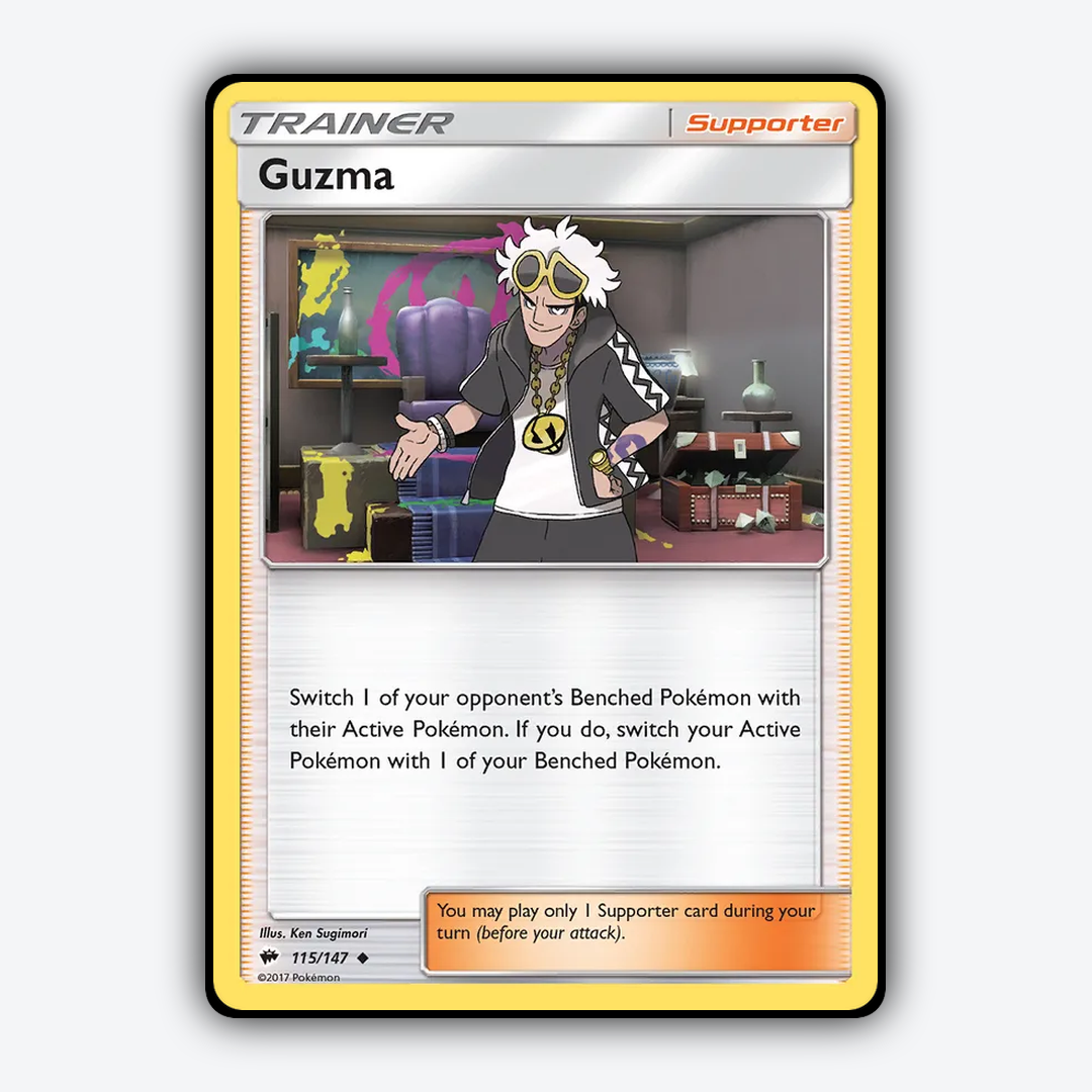Guzma 115/147 - Burning Shadows Set - Card Rug