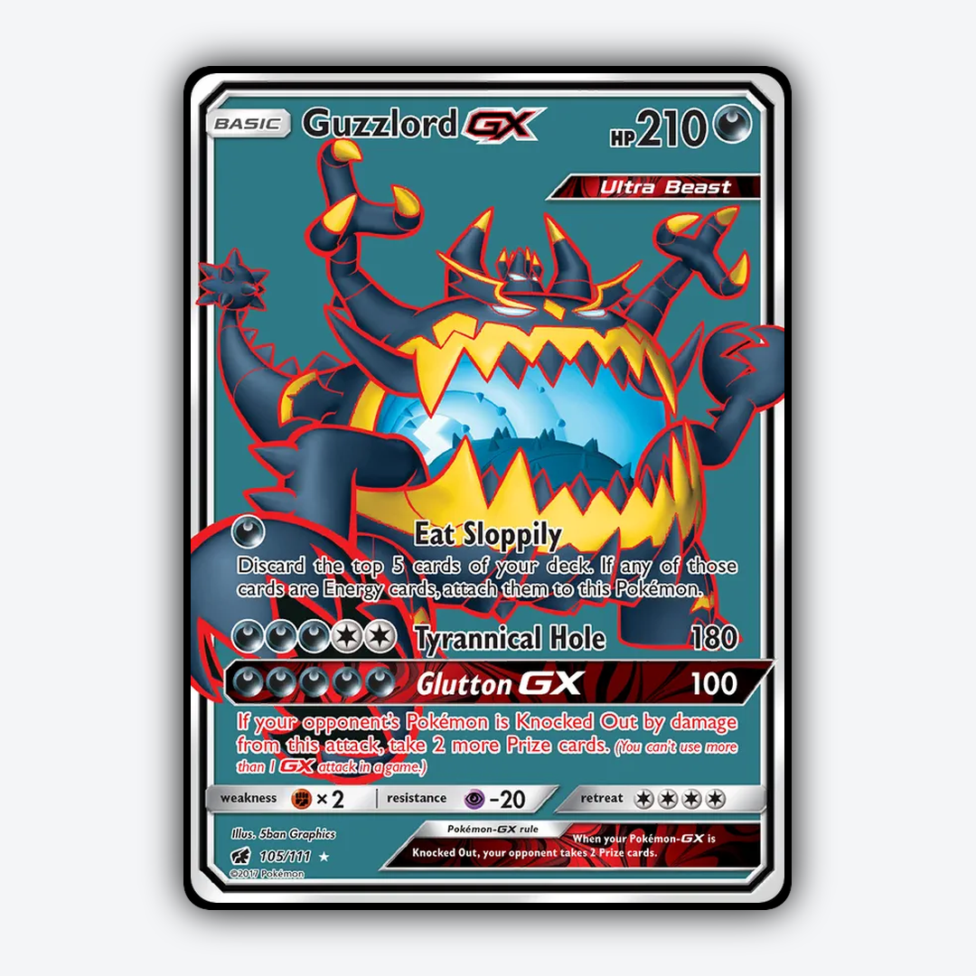 Guzzlord-GX 105/111 - Crimson Invasion Set - Card Rug
