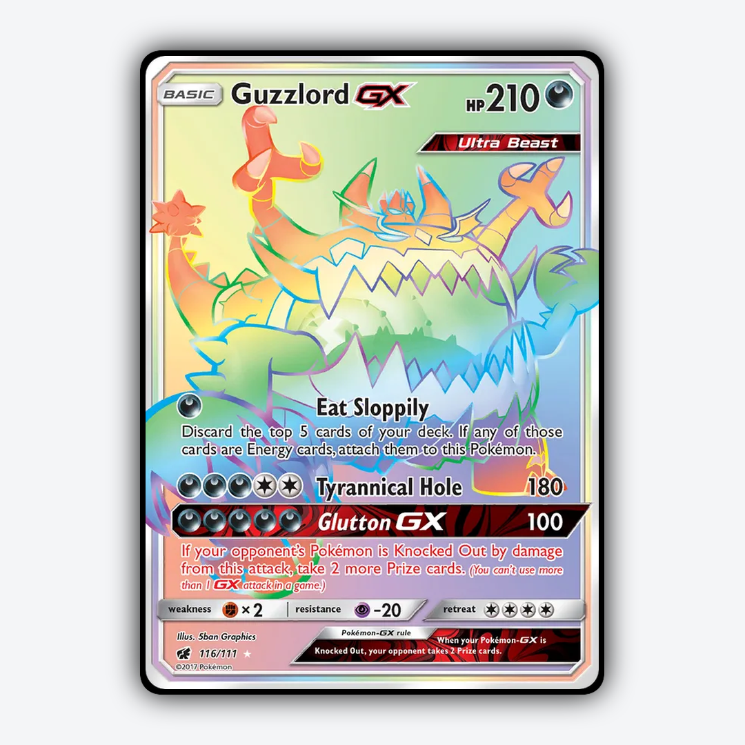 Guzzlord-GX 116/111 - Crimson Invasion Set - Card Rug