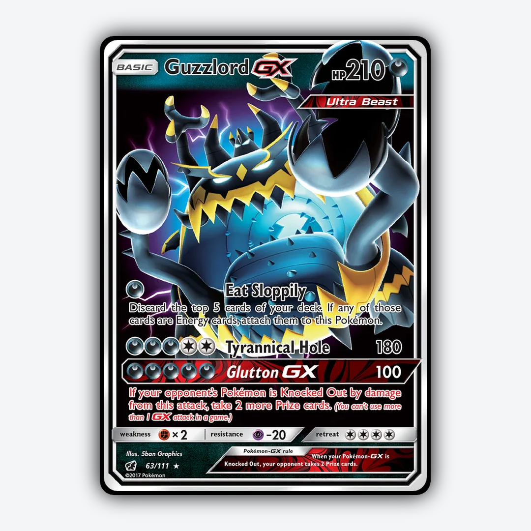 Guzzlord-GX 063/111 - Crimson Invasion Set - Card Rug