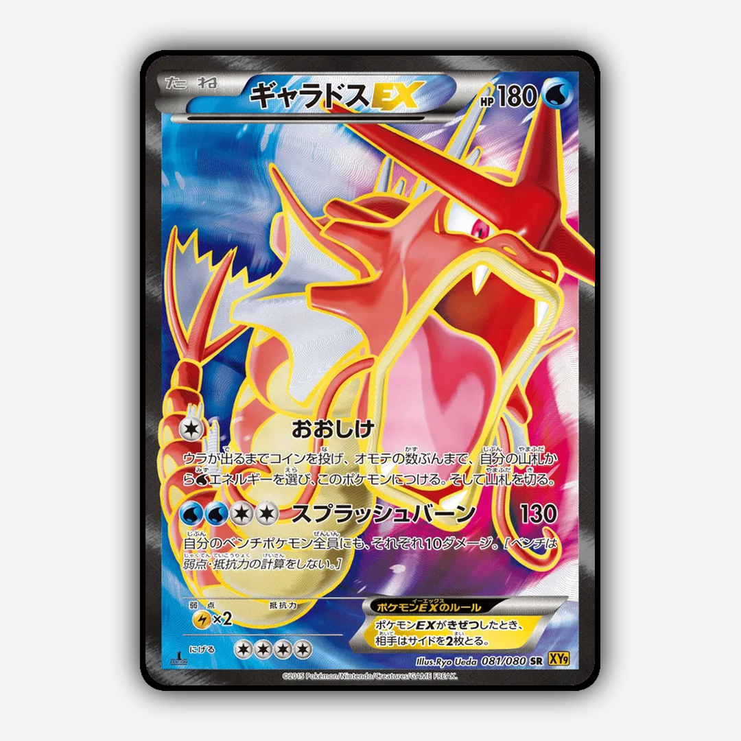 Gyarados-EX 081/080 - Rage of the Broken Heavens Set - Card Rug (JP)