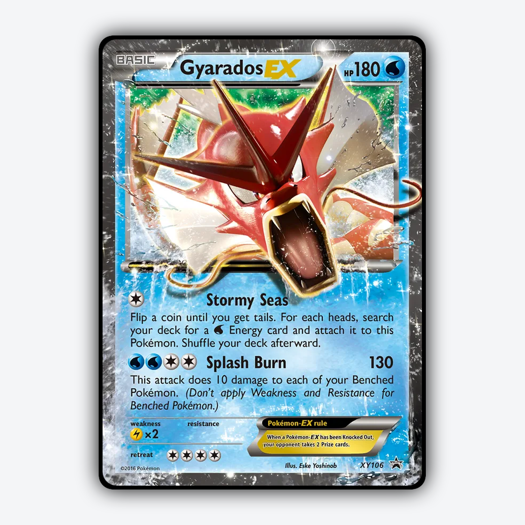 Gyarados-EX #106 - XY Black Star Promos Set - Card Rug