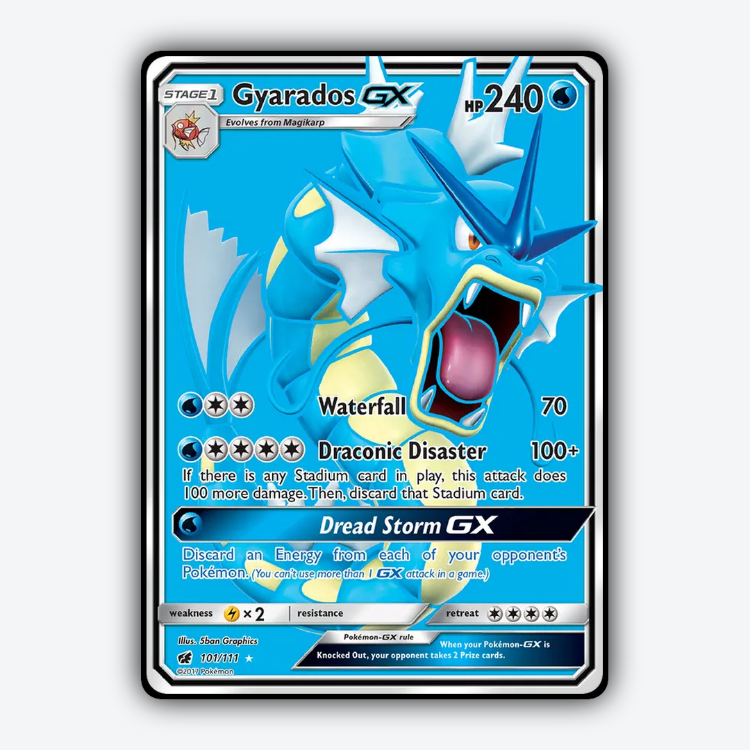 Gyarados-GX 101/111 - Crimson Invasion Set - Card Rug