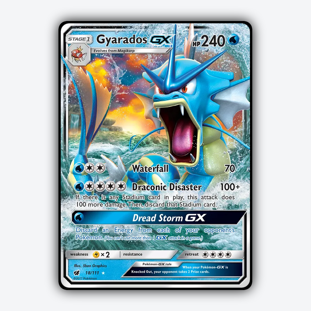 Gyarados-GX 018/111 - Crimson Invasion Set - Card Rug