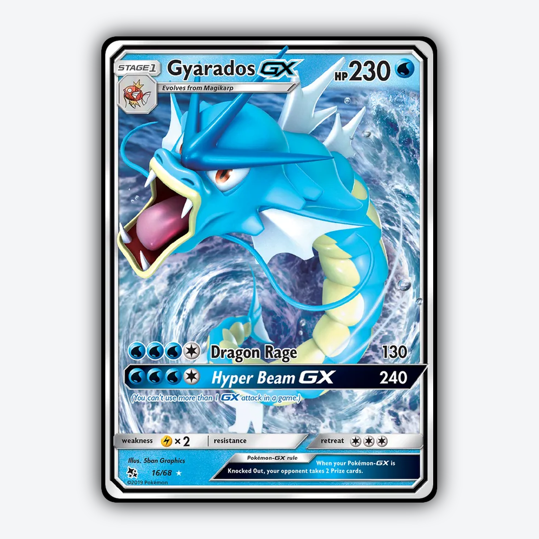 Gyarados-GX 016/68 - Hidden Fates Set - Card Rug