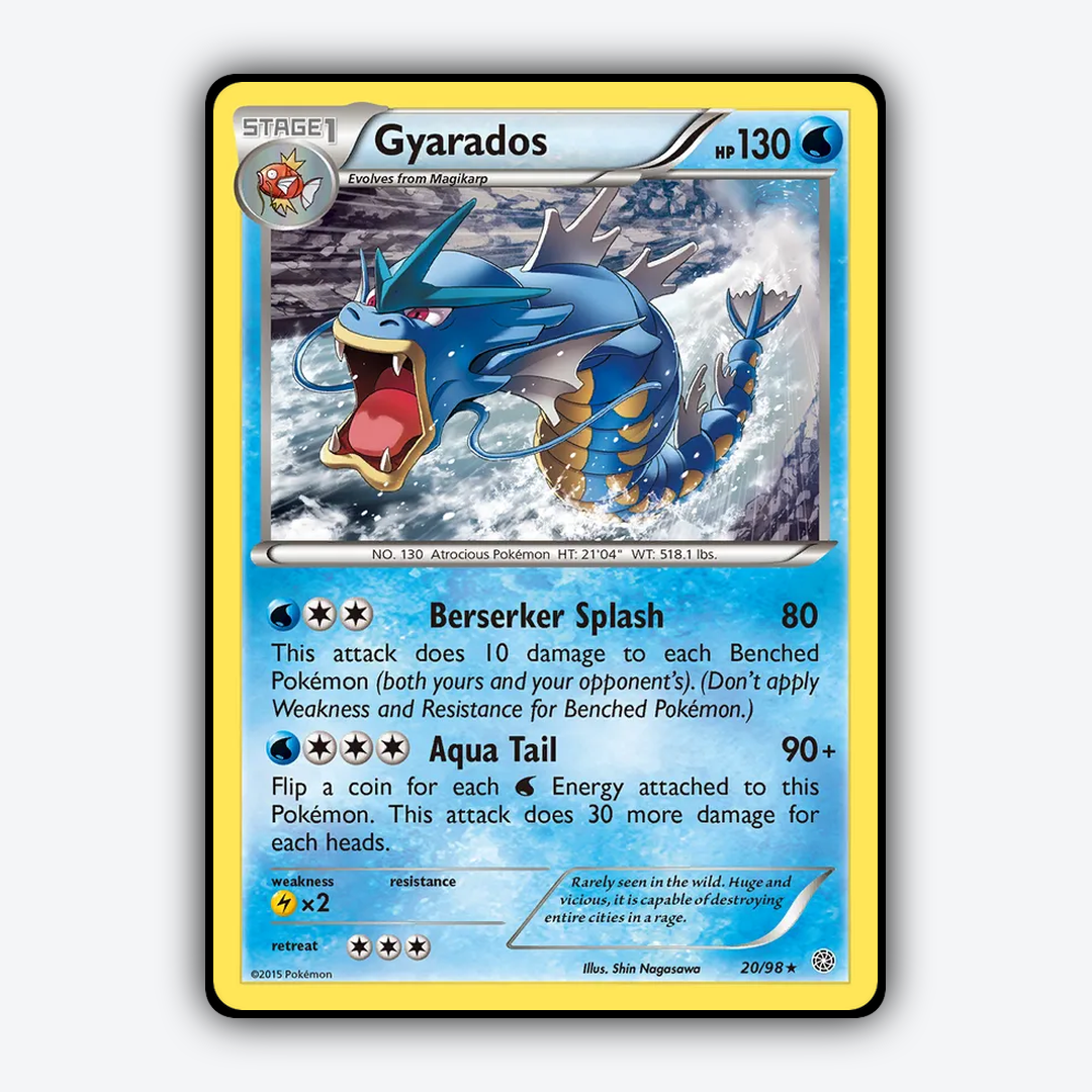Gyarados 020/98 - Ancient Origins Set - Card Rug