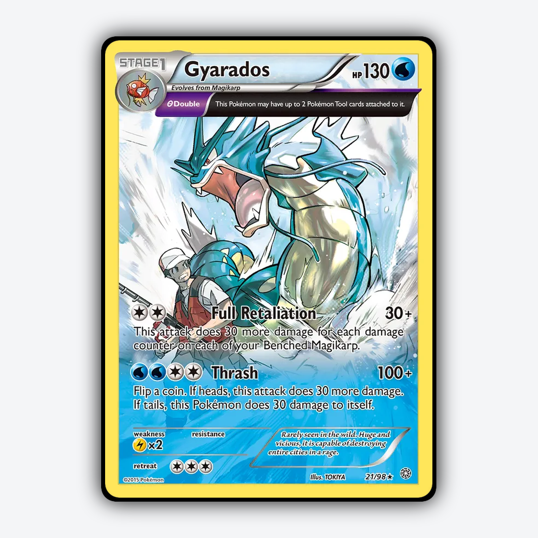 Gyarados 021/98 - Ancient Origins Set - Card Rug