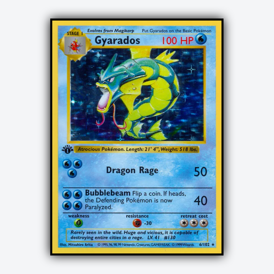 Gyarados #6 - Base Set - Card Rug