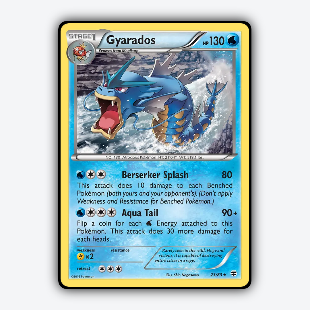 Gyarados 023/83 - Generations Set - Card Rug