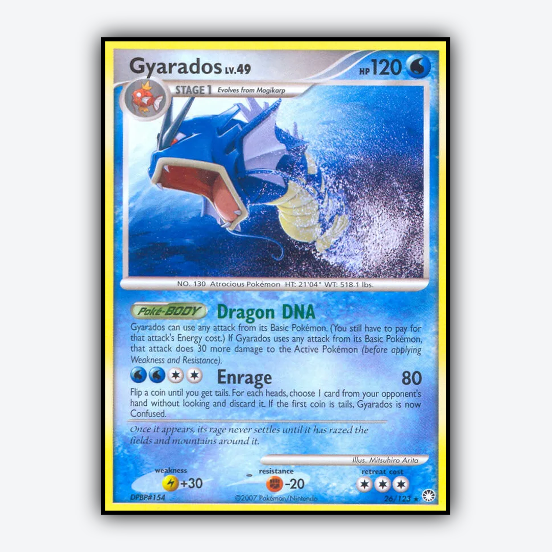 Gyarados 026/123 - Mysterious Treasures Set - Card Rug