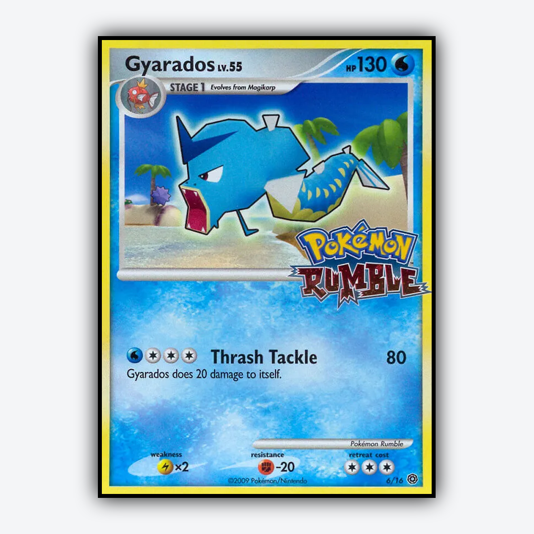 Gyarados 006/16 - Pokémon Rumble Set - Card Rug