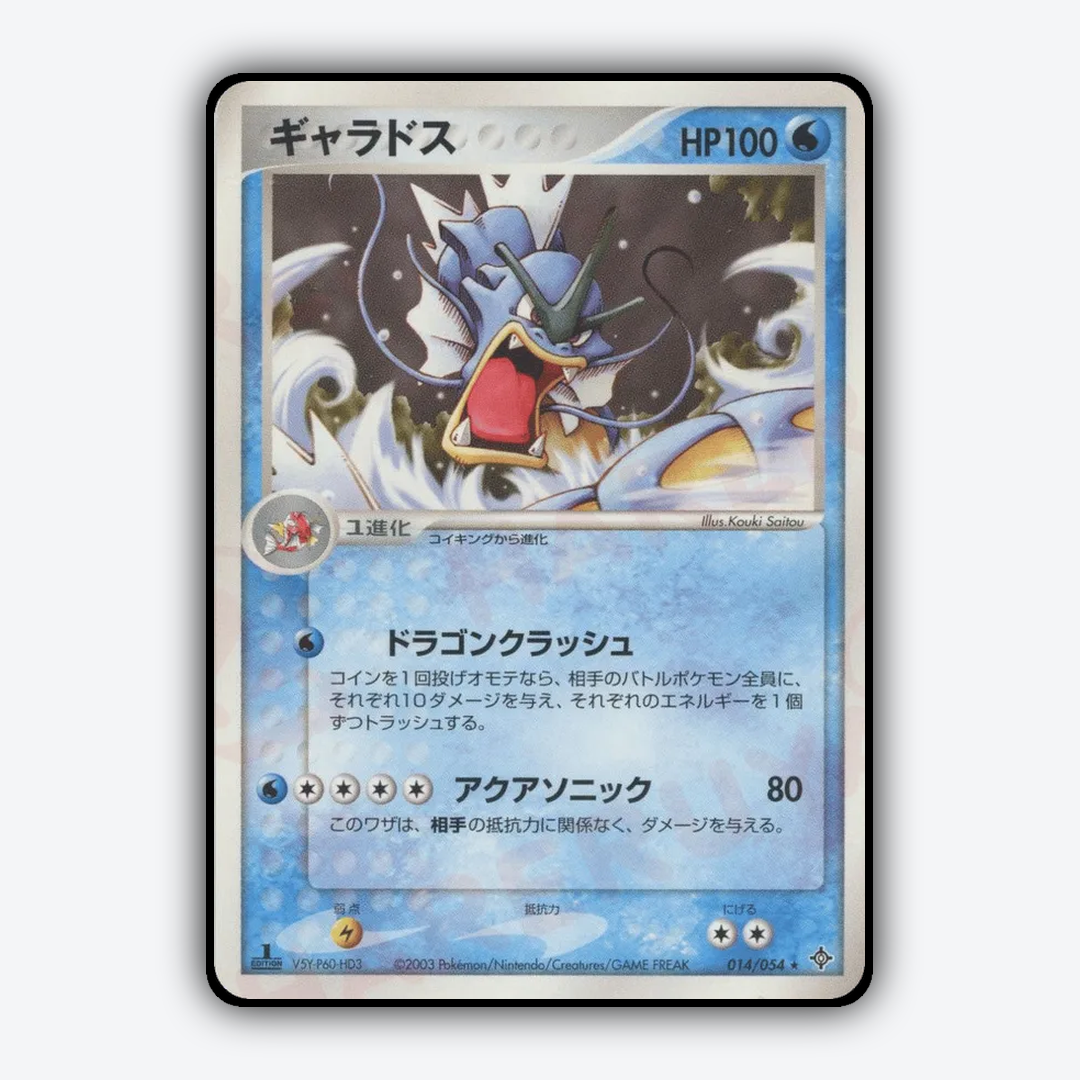 Gyarados 014/054 - Rulers of the Heavens Set - Card Rug (JP)