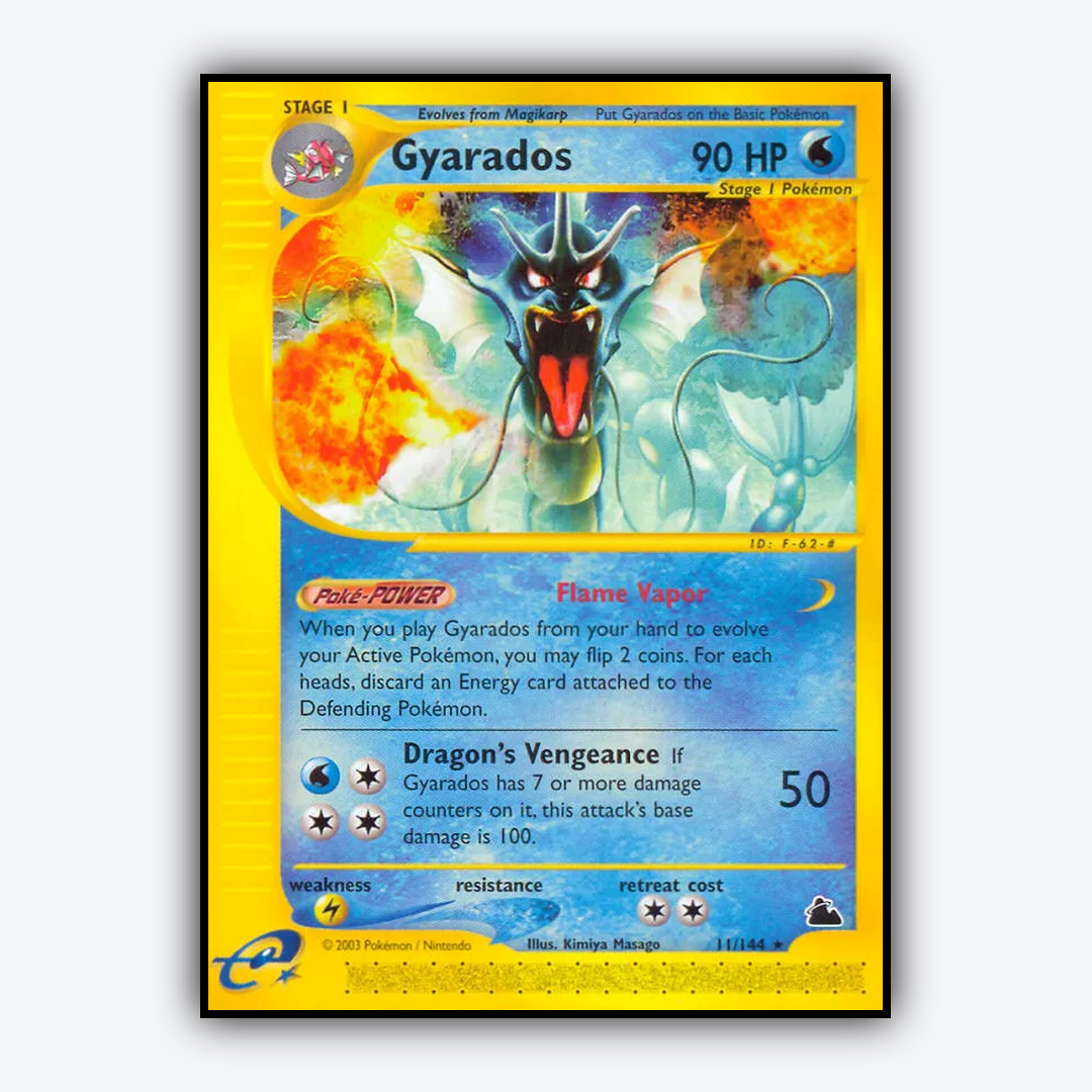 Gyarados 011/144 - Skyridge Set - Card Rug