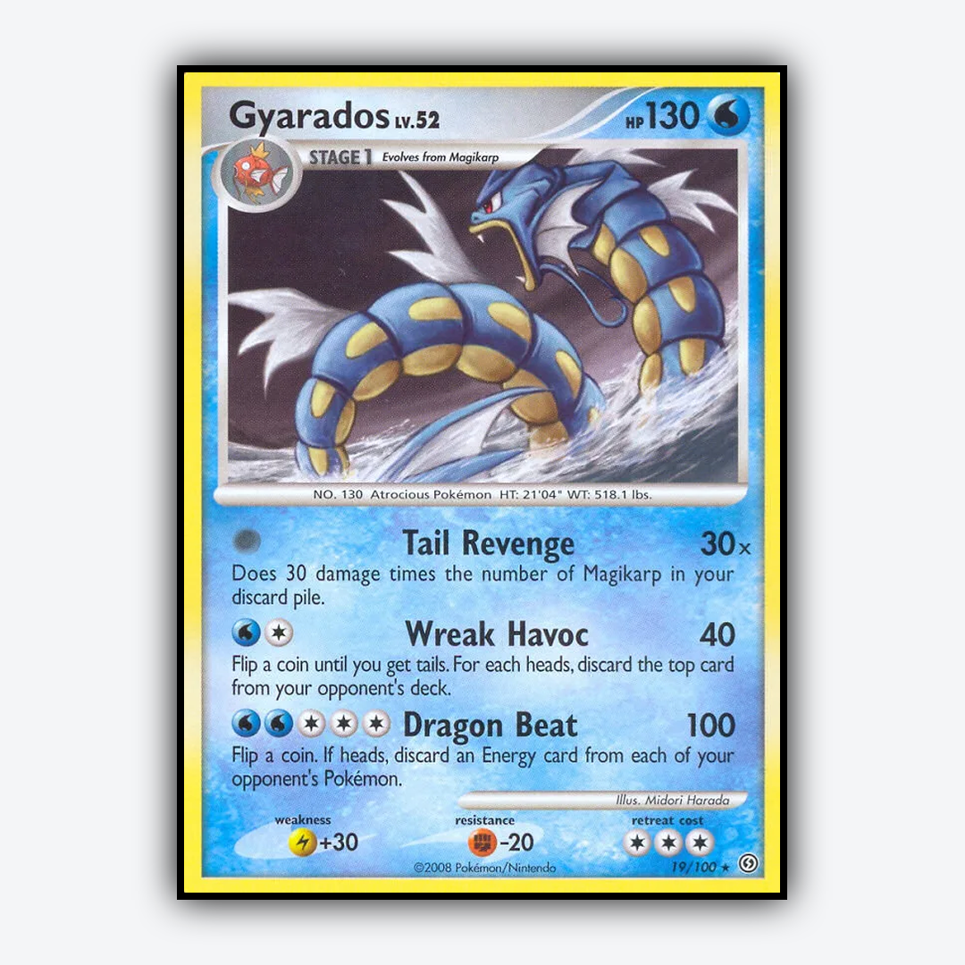 Gyarados 019/100 - Stormfront Set - Card Rug