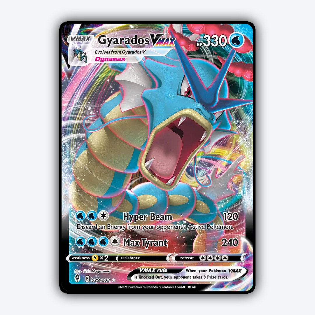 Gyarados VMAX #29 - Evolving Skies Set - Card Rug