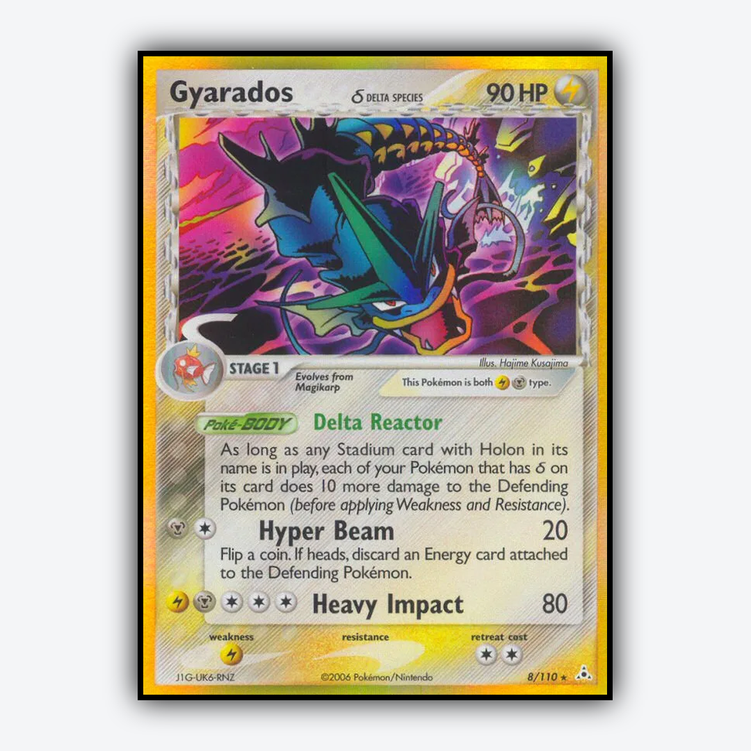 Gyarados δ 008/110 - Holon Phantoms Set - Card Rug