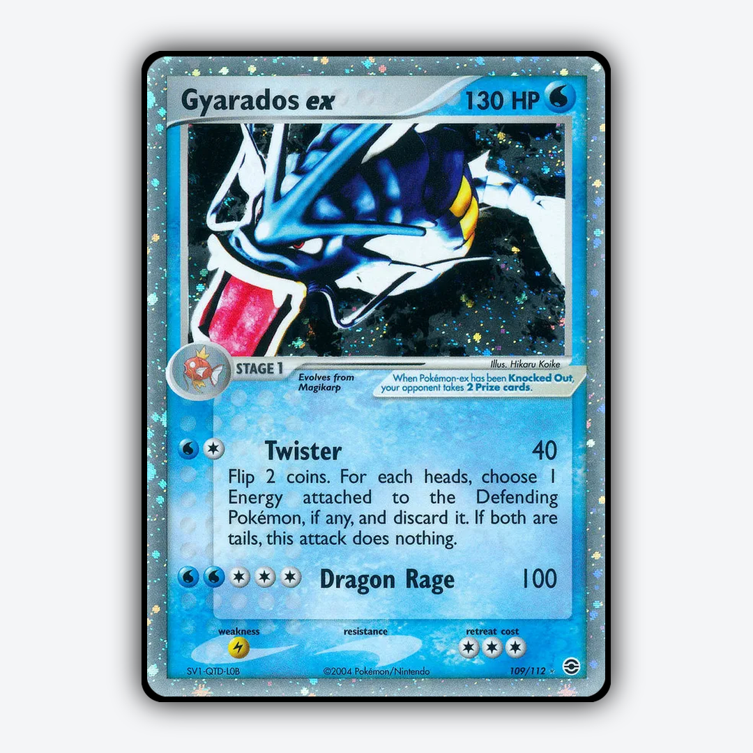 Gyarados ex 109/112 - FireRed & LeafGreen Set - Card Rug