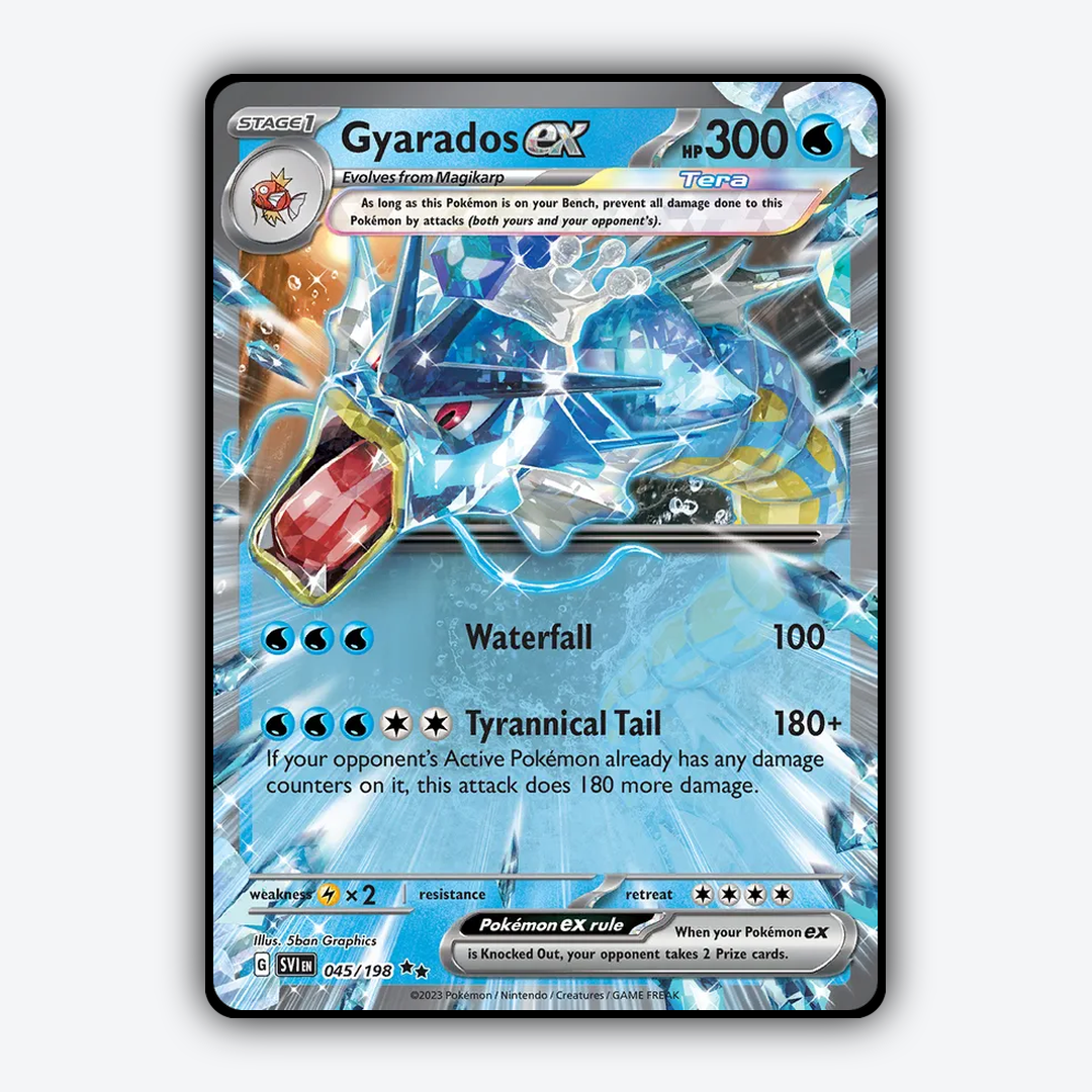 Gyarados ex 045/198 - Scarlet & Violet Set - Card Rug