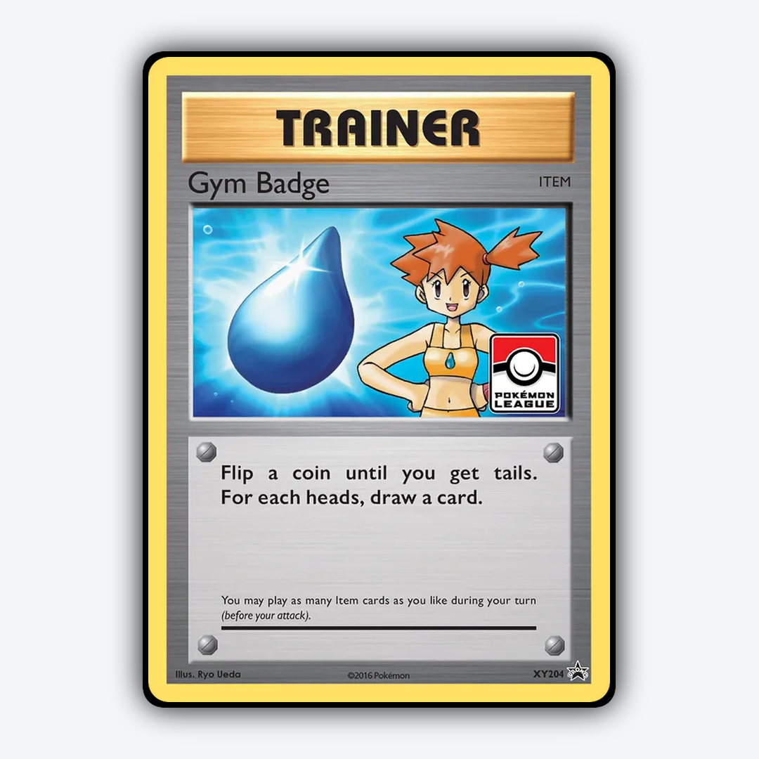 Gym Badge #204 - XY Black Star Promos Set - Card Rug