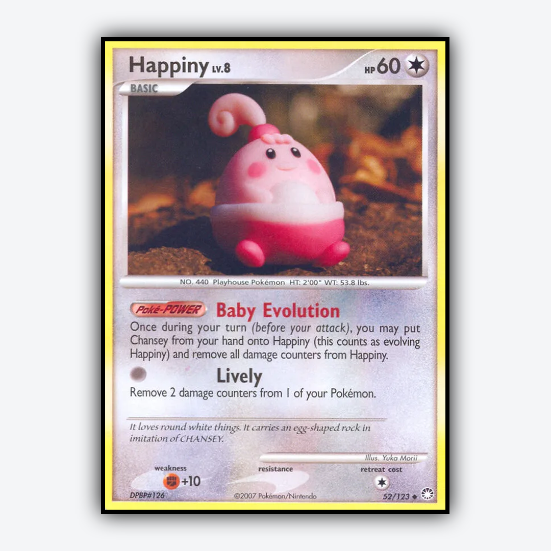Happiny 052/123 - Mysterious Treasures Set - Card Rug