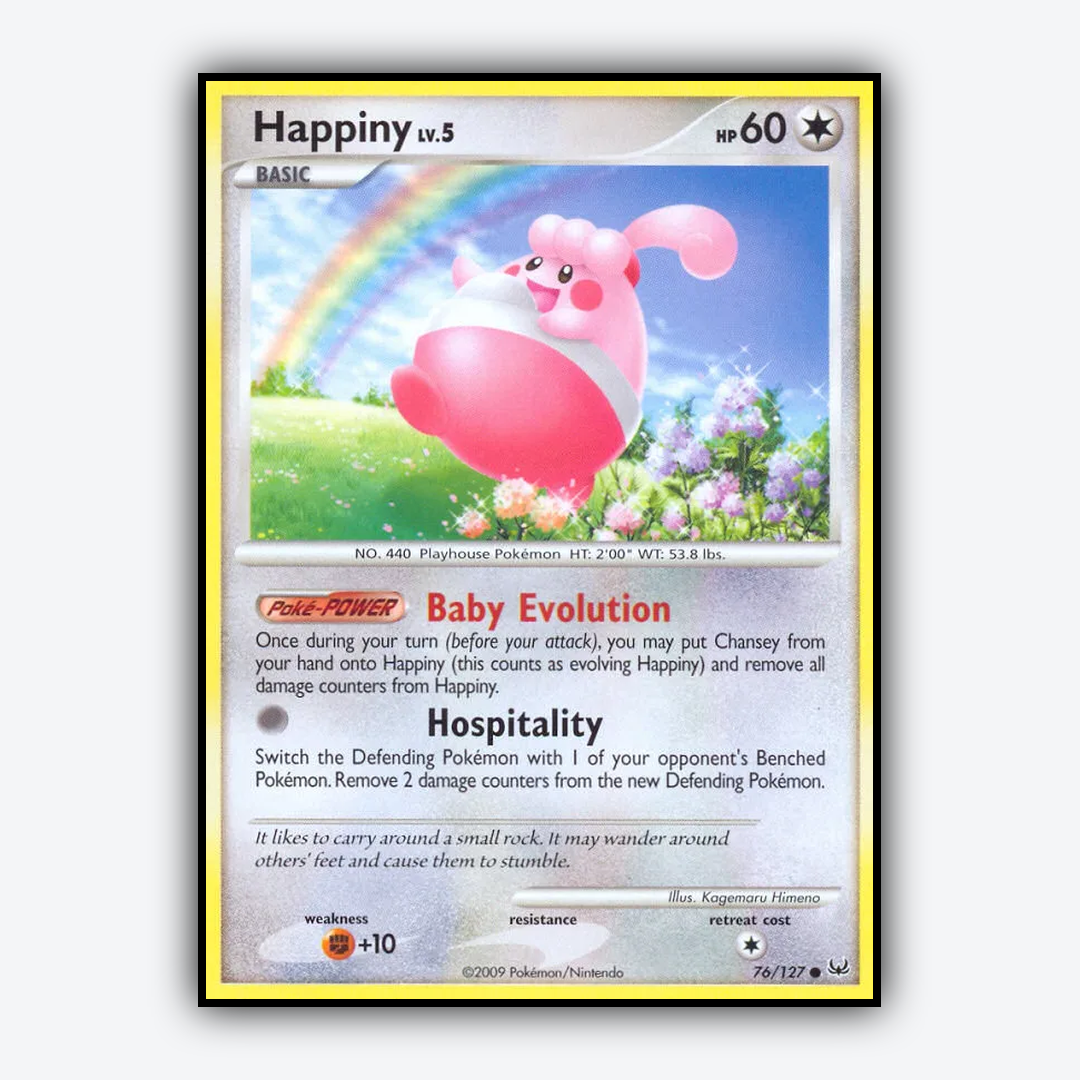 Happiny 076/127 - Platinum Set - Card Rug